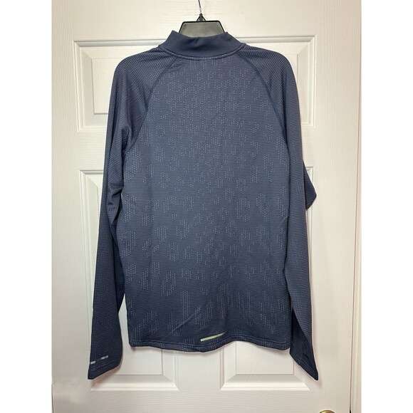 Size M Nike Pinnacle Running Division Water Repellent Blue Top Mens FZ1121-437 - Picture 2 of 3
